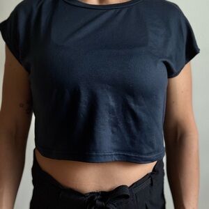 Classic Blue Women's Crop Top
